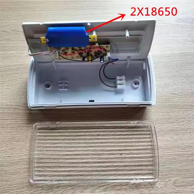 

Ip65 Emergency Light 450 Minutes Tri-Proof Emergency Lighting Three Proof Light With Built-In 2 * 18650 Battery Ac85-265V Lamp