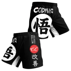 Factory Bulk Price Customized Martial Arts Wear Quick Dry Short Grappling Men Women Children BJJ Fight MMA Shorts With Rubber