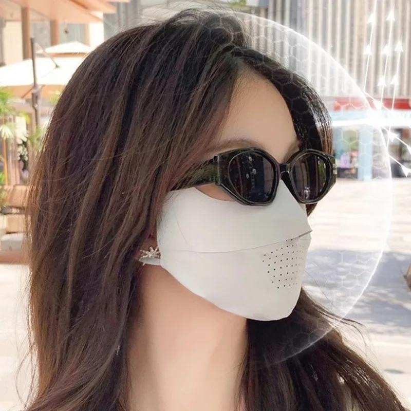 Summer Ice Silk UV Face Mask 4