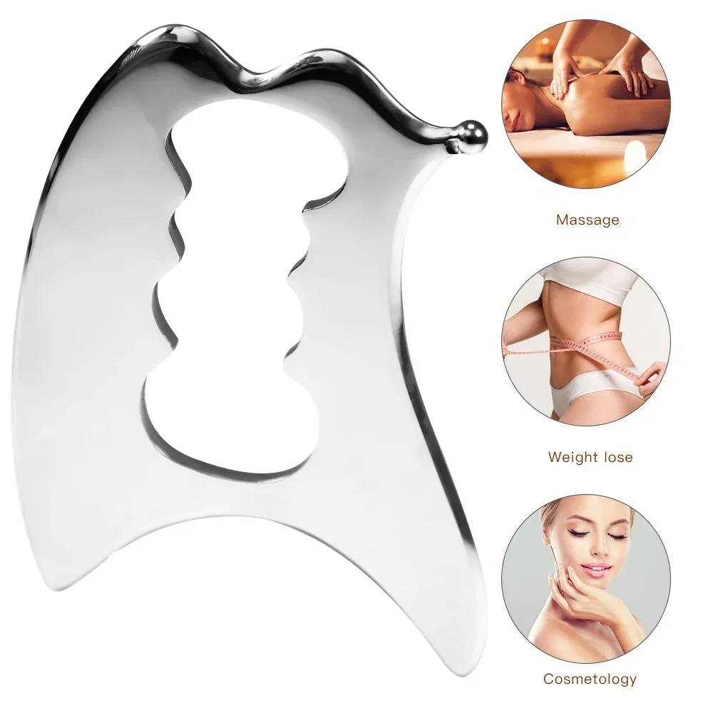 Derma Edge Massage Tool,Stainless Steel Scraping Massage Tools,Muscle Scraper Tool for Physical Therapy Equipment for Back,Legs