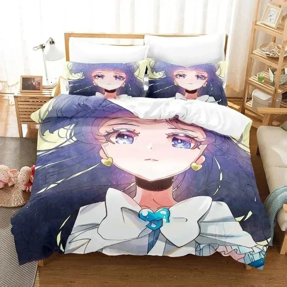 

Anime Pretty Cure 3D NEW Duvet Cover Pillowcase Bedding Set Adult Boy Girl Bedroom Decoration Children Single Double Large