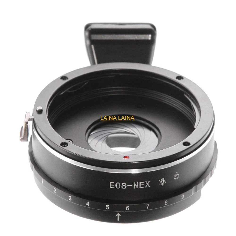 

Встроенный переходник Aperture для объективов Canon EOS-EF на байонет SONY E (NEX-7, NEX-6, NEX-3, NEX-3C, A6500, A5100, A5000, NEX-VG10, VG20, FS700)