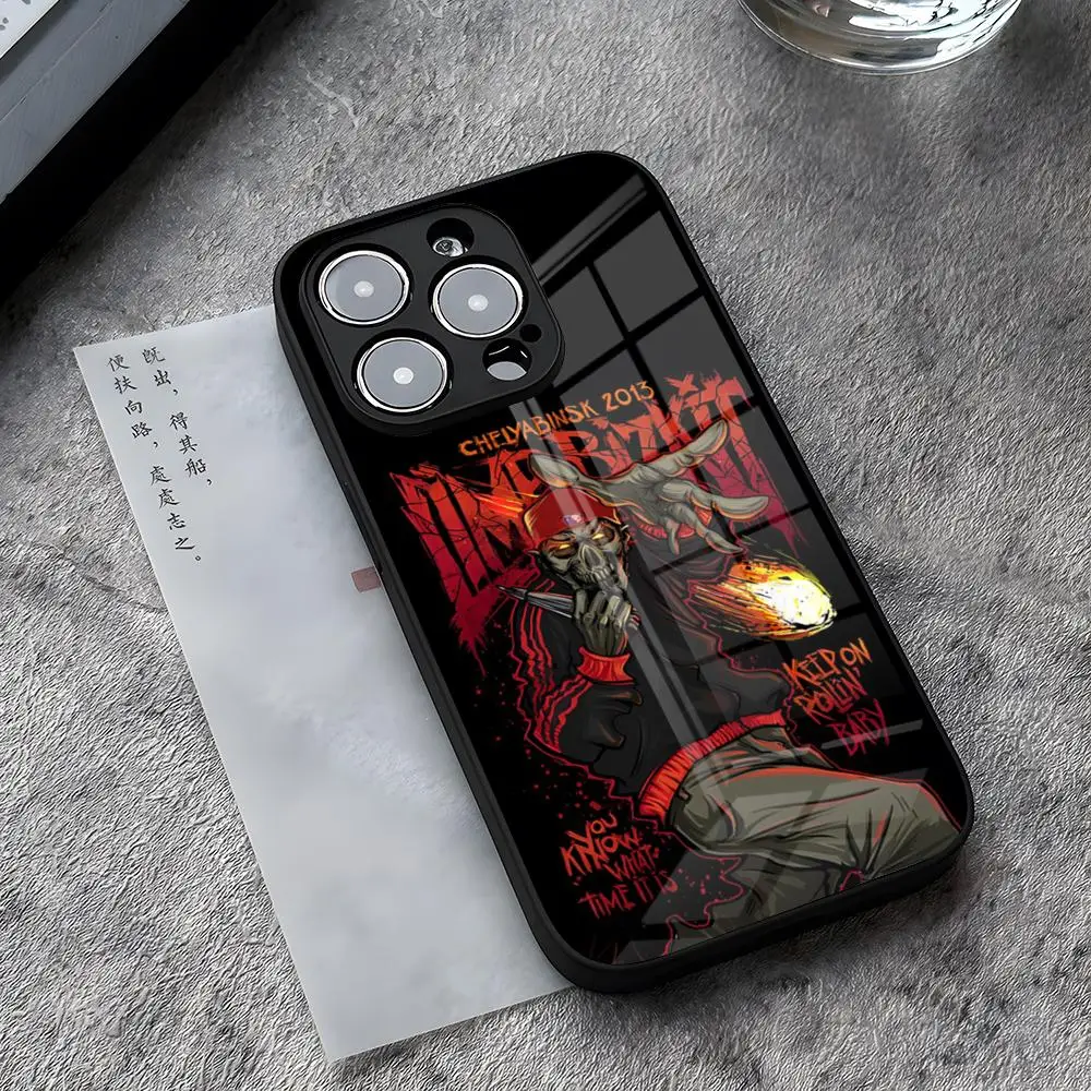 Limp Bizkit Phone Case for iPhone 14 Pro Max 15 Plus 12 11 13 Mini X XR XS 8 7 Plus SE 2020 Tempered Glass Cover