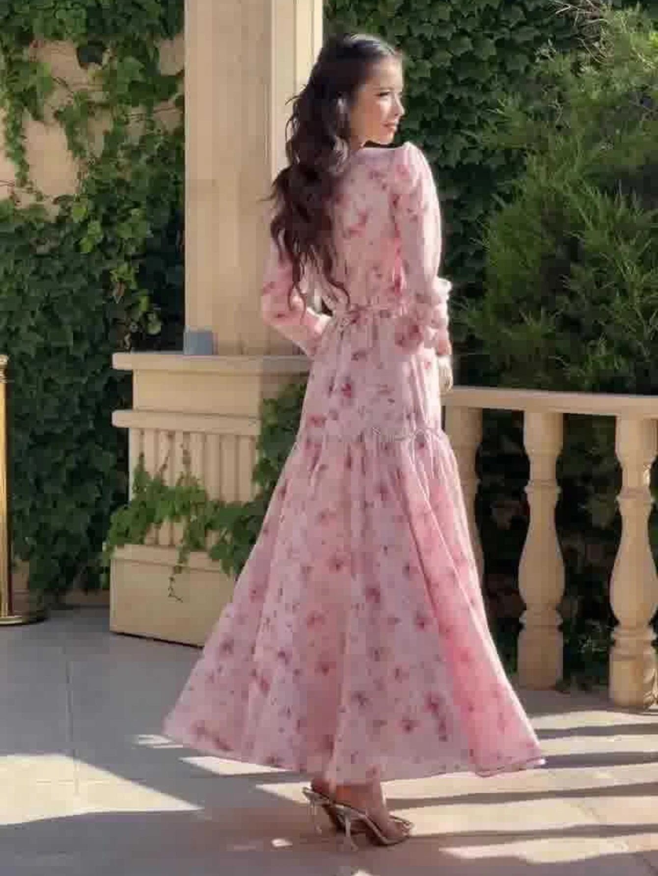 Eid femmes Robe Abaya imprimé musulman élégant dubaï robes Largos robes longues caftan Robe arabe fête Caftan Jalabiya Ramadan
