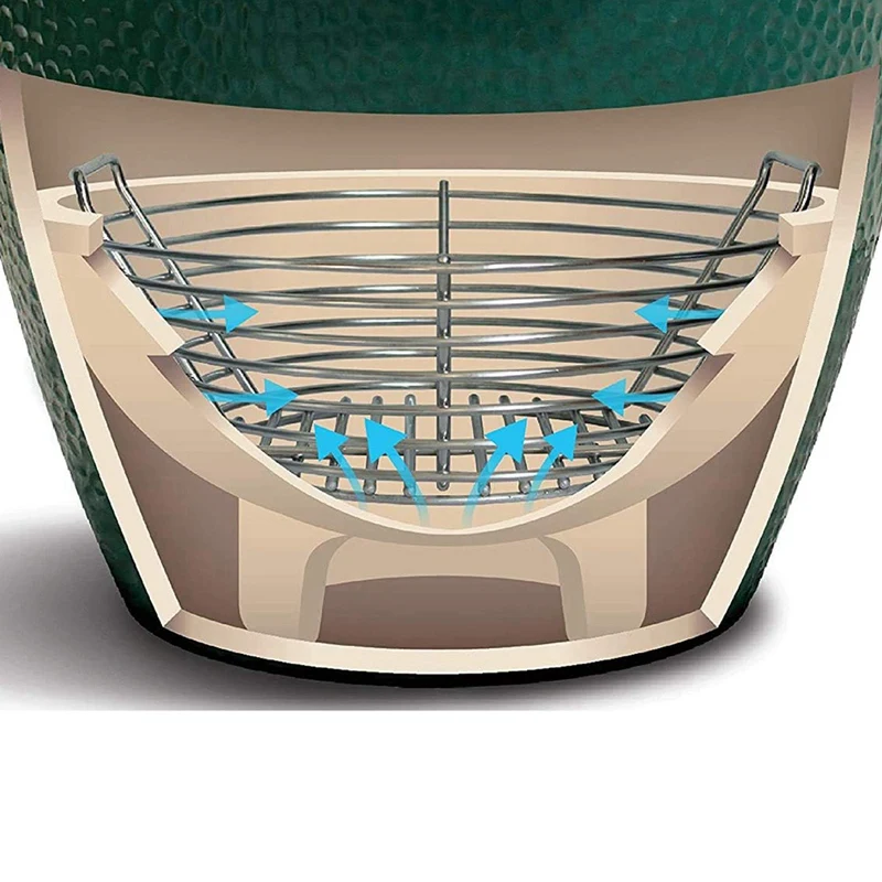 Kosz na popiół węglowy do dużego zielonego grilla na jajka, kamado Classic, Pit Boss, grille Louisiana, grilla Primo Kamado i duży