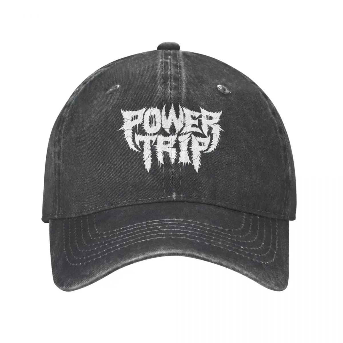 POWER TRIP-Gorra de vaquero para hombre, gorro de Golf de lujo, de piel, banda de años