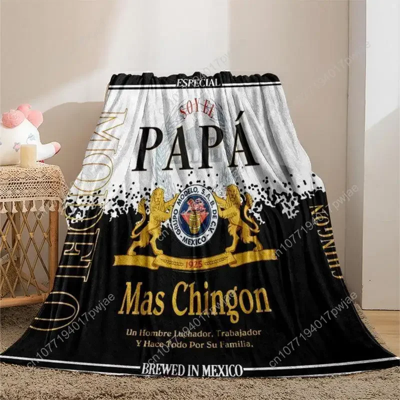 Modelo Beer Blanket,Gift For Dad,Mexican Beer Blanket,Soy El Papa,Fathers Day,Christmas Soft Funny Custom Blankets - view 3
