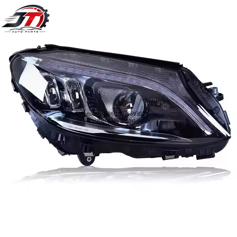New style Auto for Benz for C Class W205 15-21 LED Laser Head Lamps Front C260 C200 Headlamp Assembly Plug and Play Car Part