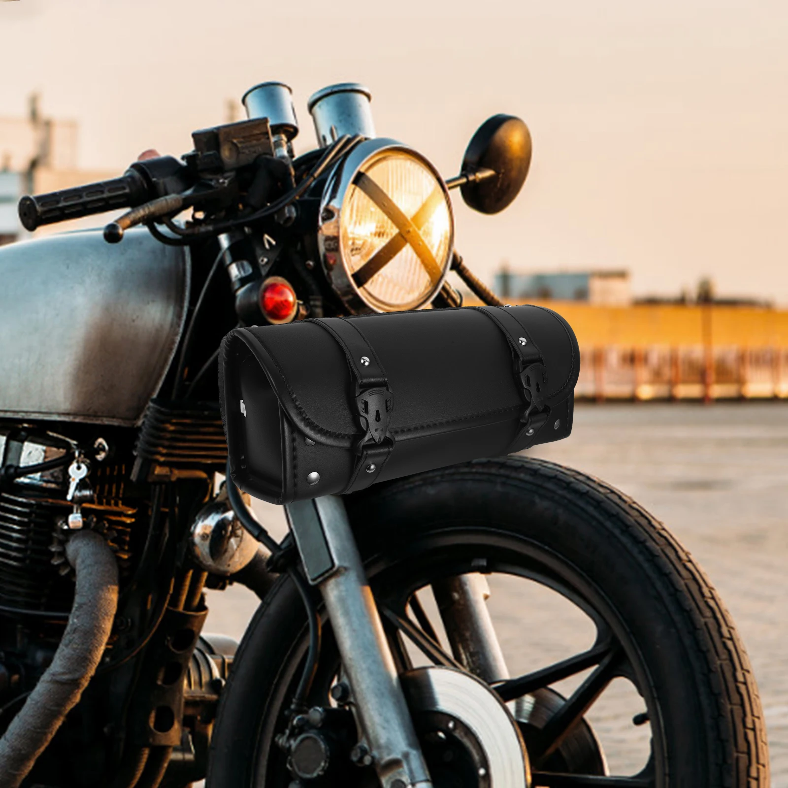 

Retro Waterproof Rear Rack Bag Large Capacity Bike Accessories Bicycle Back Pouch Mountain Tool Storage Cycling Gear