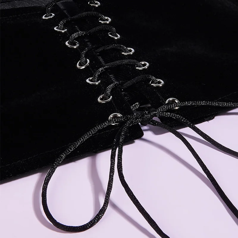 المرأة الاتجاه الشرير مشد حزام الديكور الشارع نمط واسعة حزام مشد تسخير حزام الإناث الملابس القوطية الملحقات #6