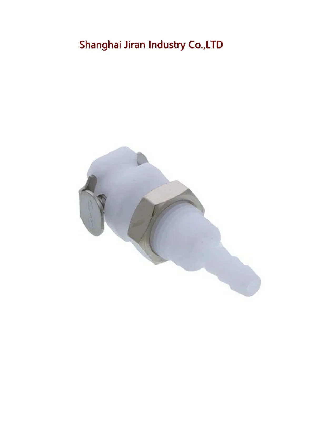 CPC PMCD1603 Valved Panel Mount Hose Barb Coupling Body 3/16 ID Barb