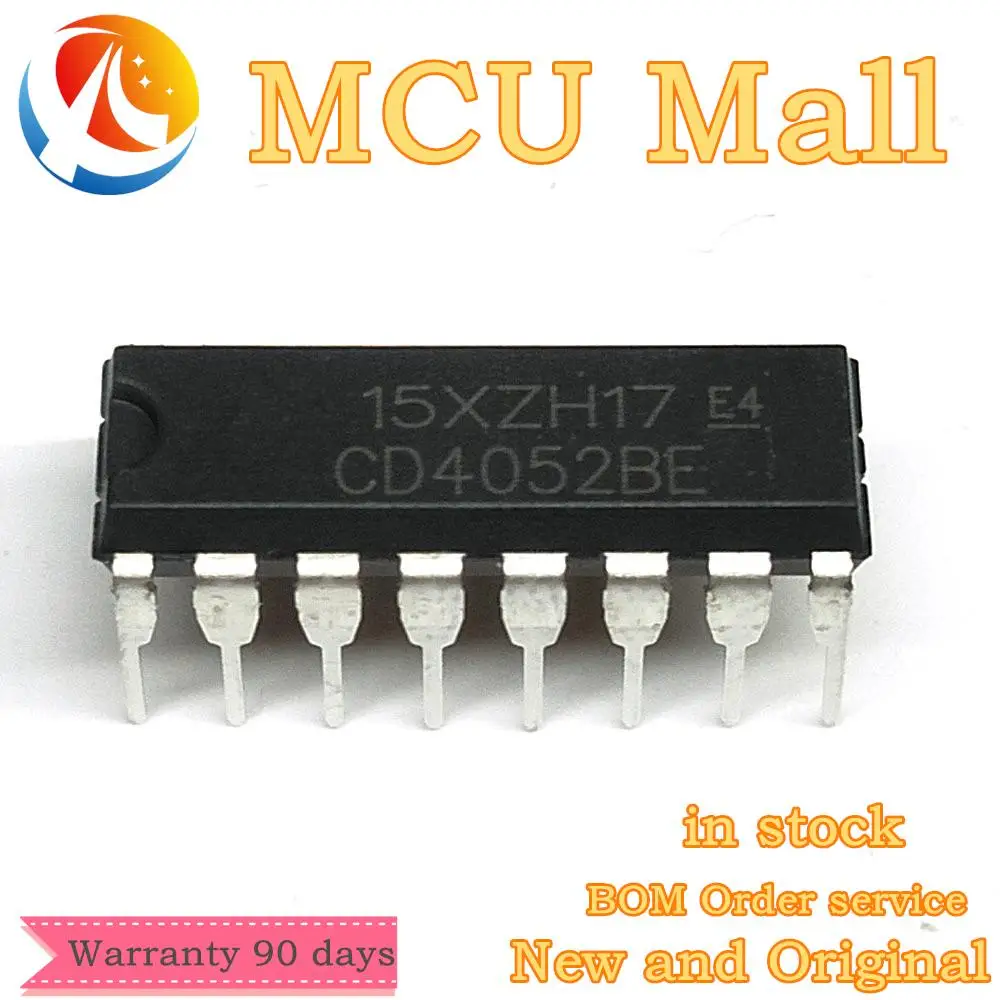 10PCS CD4052BE CD4052B CD4052 DIP16 IC