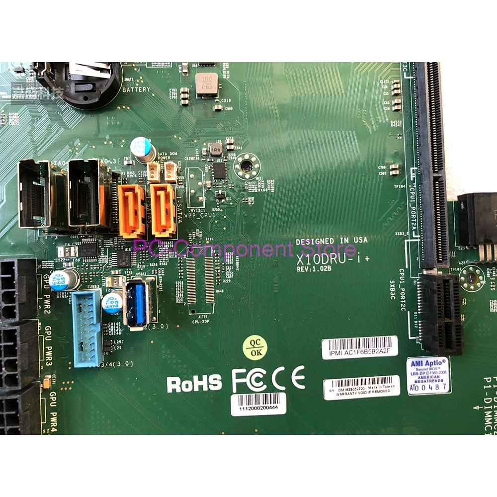 

LGA2011 Серверная материнская плата DDR4 E5-2600 v4/v3 Family X10DRU-i+