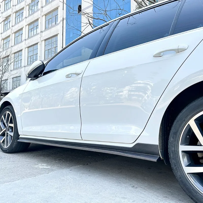Für VW Golf MK7 7.5 TCR Auto-Seitenschweller Frontstoßstange Diffusor Spoiler Zierleiste Auto-Karosserie-Kits Dekorative Zubehörteile für 2013-2019