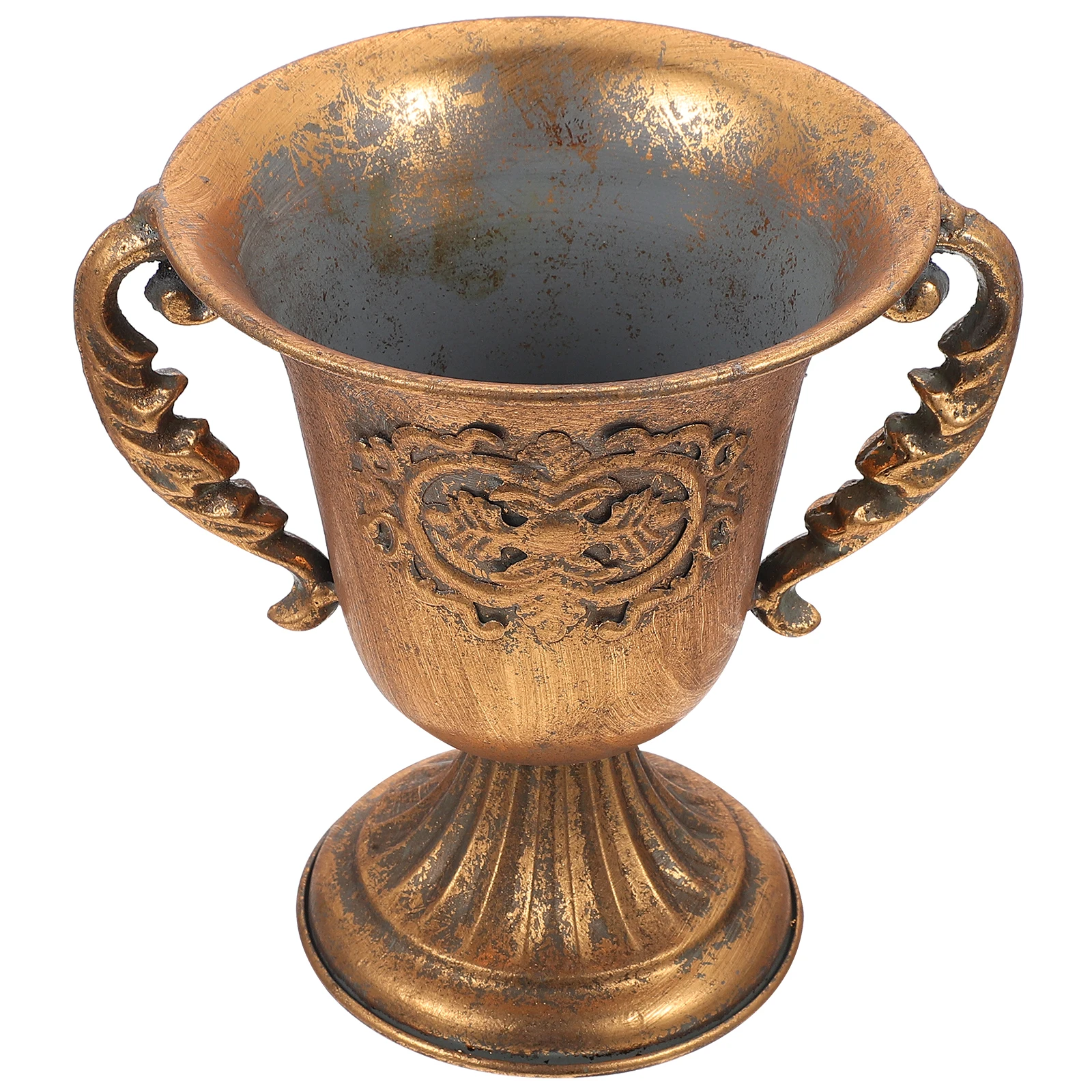 

Retro Trophy Shape Flower Pots Vintage Planter for Garden Flowers Succulents Durable Container Bonsai Pot Yard