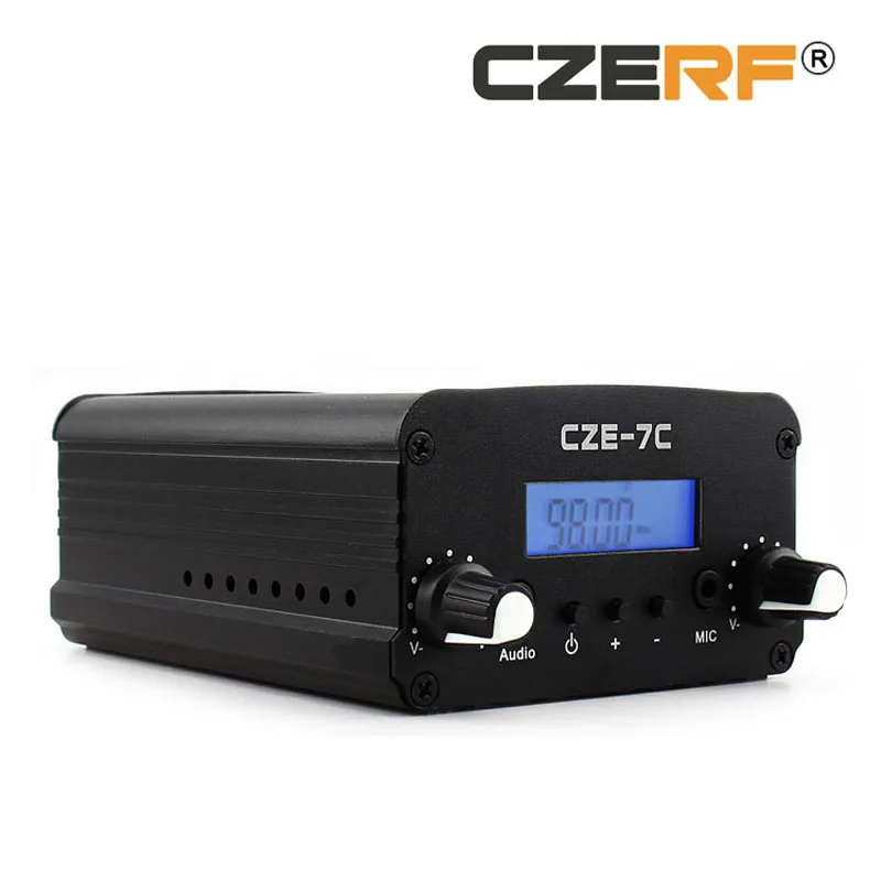 Transmisor FM de 7W, CZE-7C, 76 ~ 108Mhz, 1w/7w, solo máquina CZERF