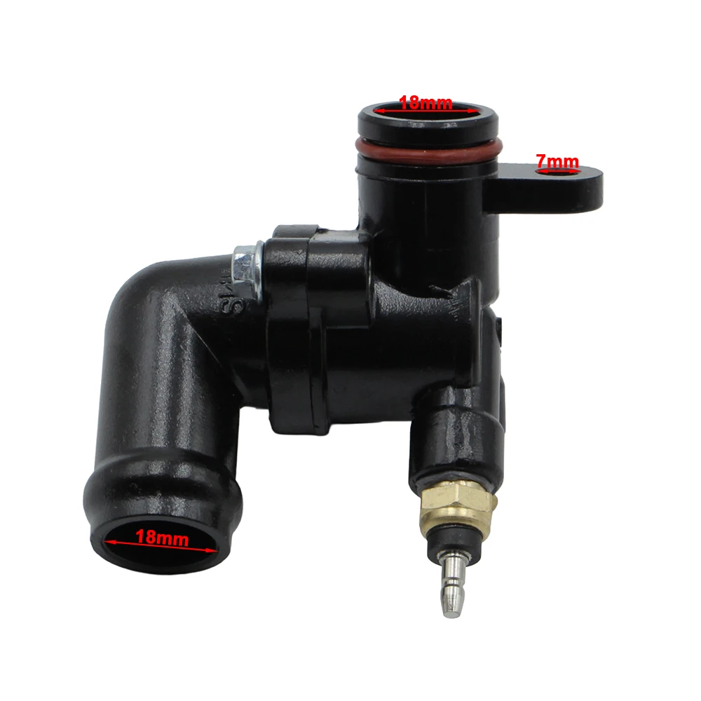 60℃ motorcycle water-cooled engine thermostat accessories thermostat assembly suitable for Lifan 150CC 200CC Loncin CG150-300CC