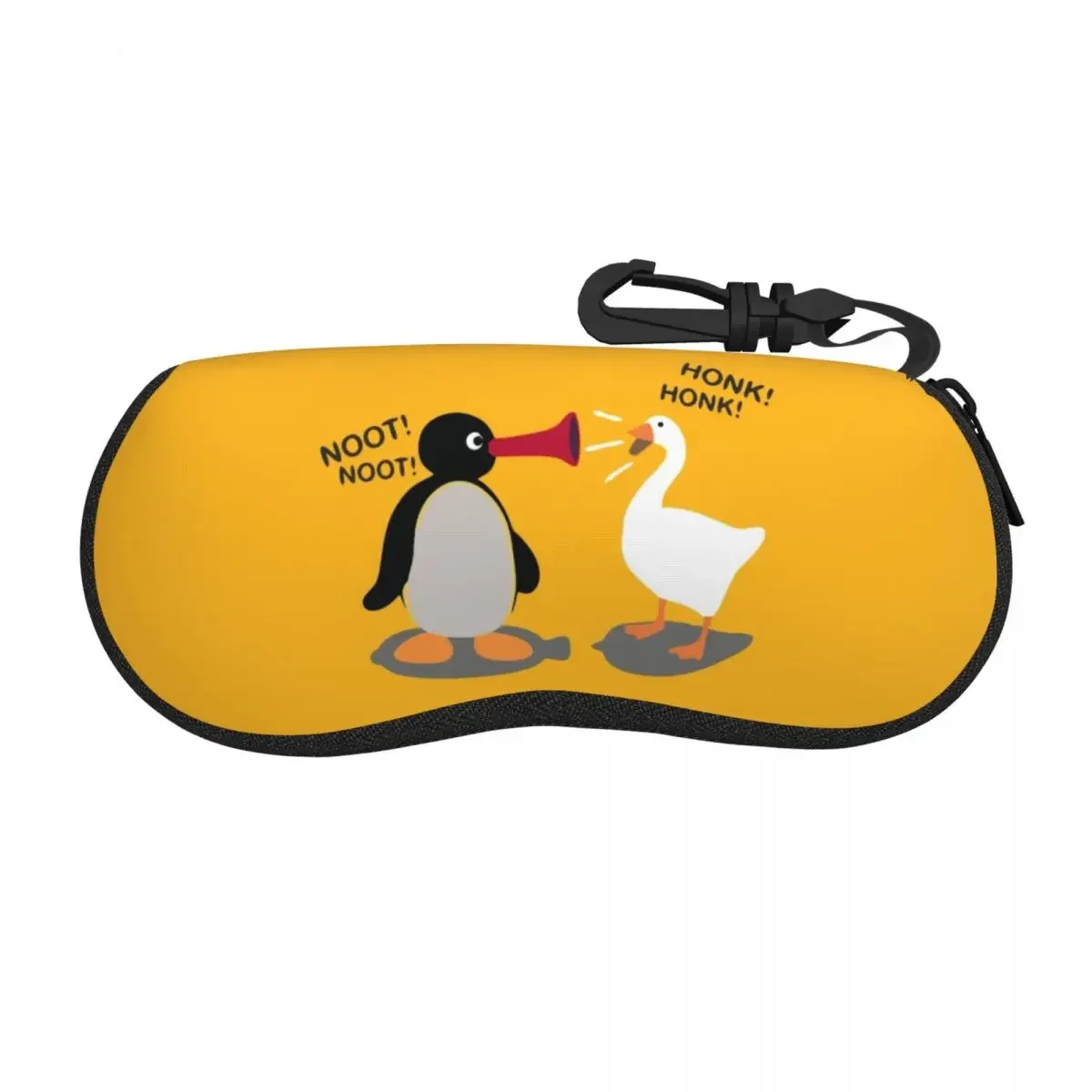 

Custom Noot Noot Honk Honk Sunglasses Soft Case Neoprene Zipper Pingu Cartoon Shell Eyeglass Case Protective Box For Glasses