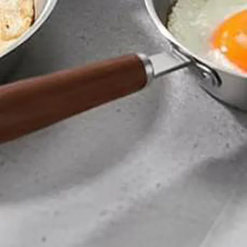 Versatile 12cm &16cm Tri-Ply Stainless Steel Frying Pan: Even Heat & Easy Clean Stainless Steel Frying Pan NonStick Pan Fried