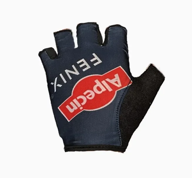 

2021 ALPECIN FENIX TEAM BLUE ONE PAIR CYCLING BIKE HALF FINGER GLOVES BICYCLE GEL GLOVE SIZE:M-XL