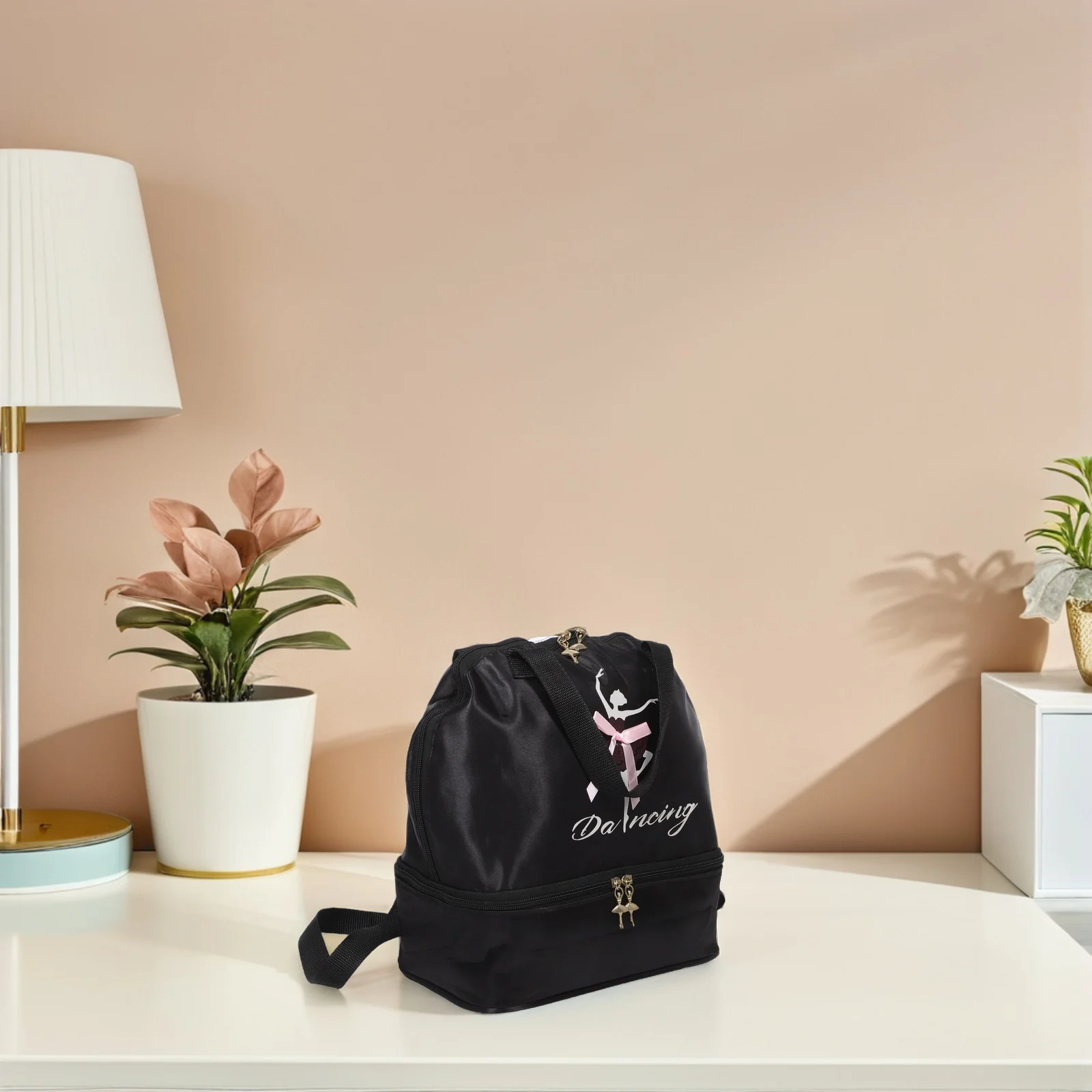 

Girls Dance Backpack Cute Lightweight Toddler Bag Multiple Compartments Ballet Shoes Costumes School Supplies Vibrant Colors