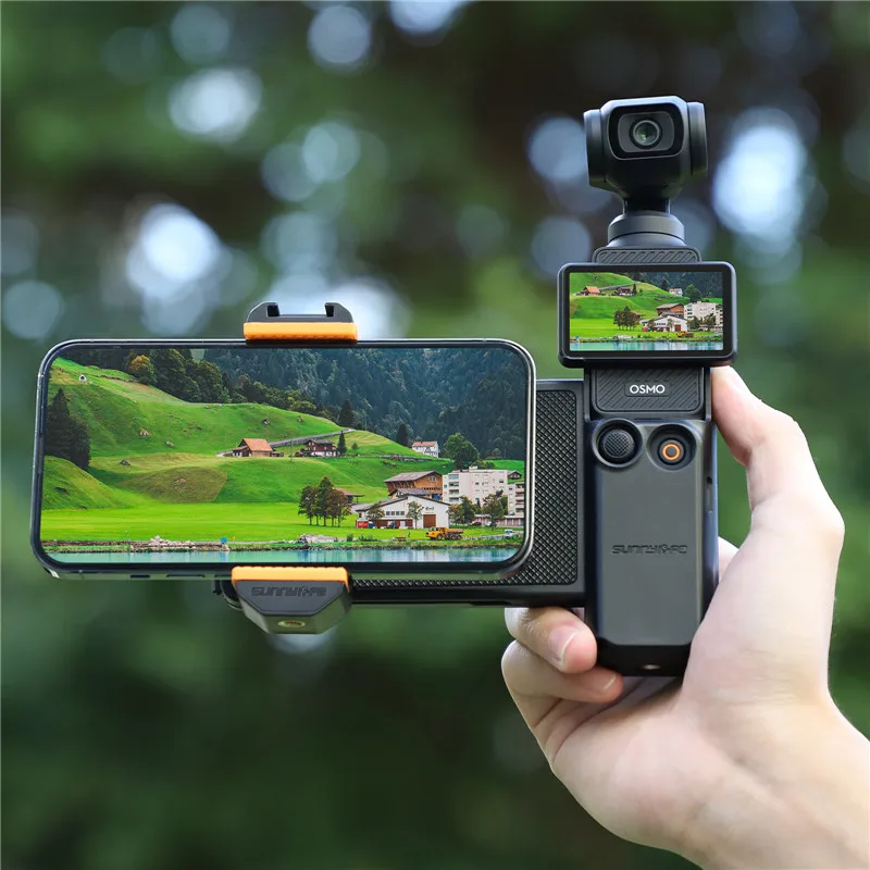 다용도 핸드헬드 브래킷 확장 핸들 어댑터, DJI Osmo 포켓 3 휴대폰 확장 브래킷 카메라 액세서리
