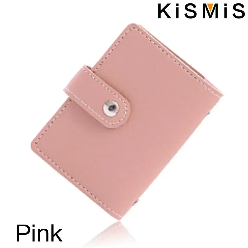 Slim Minimalist PU Leather Card Holder - 26 Card Slots Organizer Wallet, Compact and Stylish Accessory for Men and Women