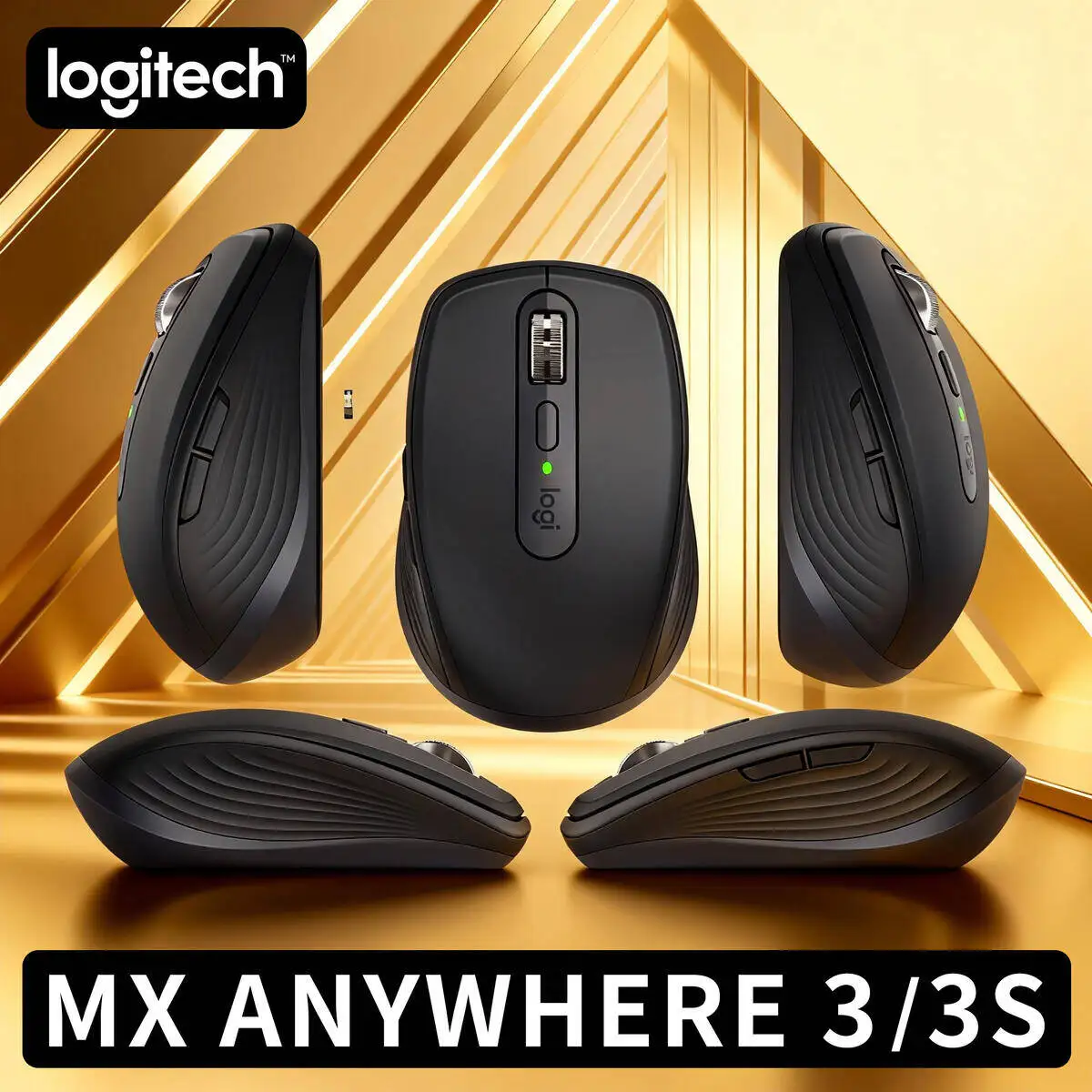 

Versatile Logitech MX Anywhere 3S Mouse Wireless Bluetooth 8K DPI Silent Click Rechargeable for PC Mac Office Gaming Travel