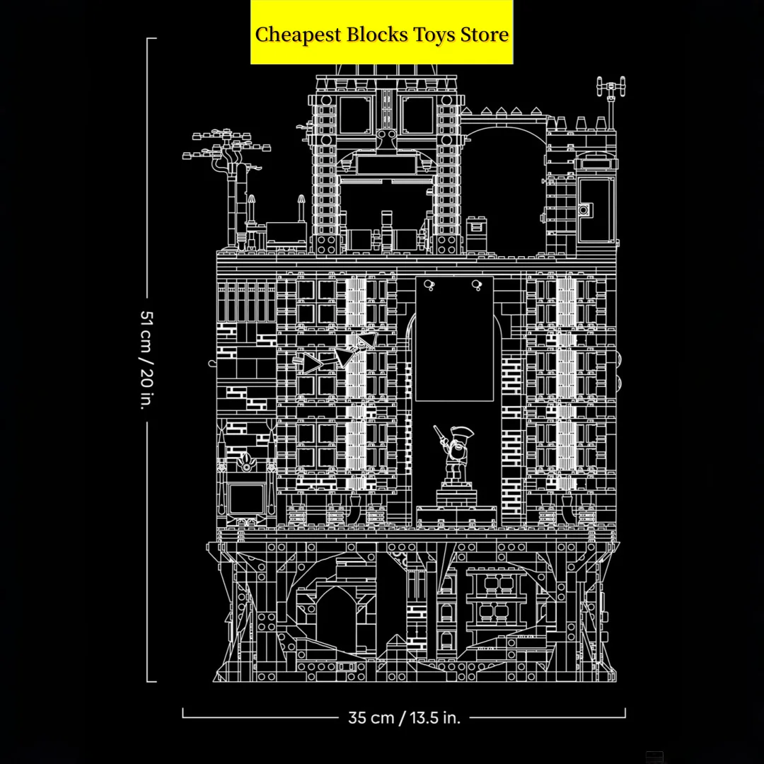 S Hot Christmas Gifts for Adults Toys 3491pcs Multi Layer In Stock Magical Architecture Bricks Building Blocks Underground Model