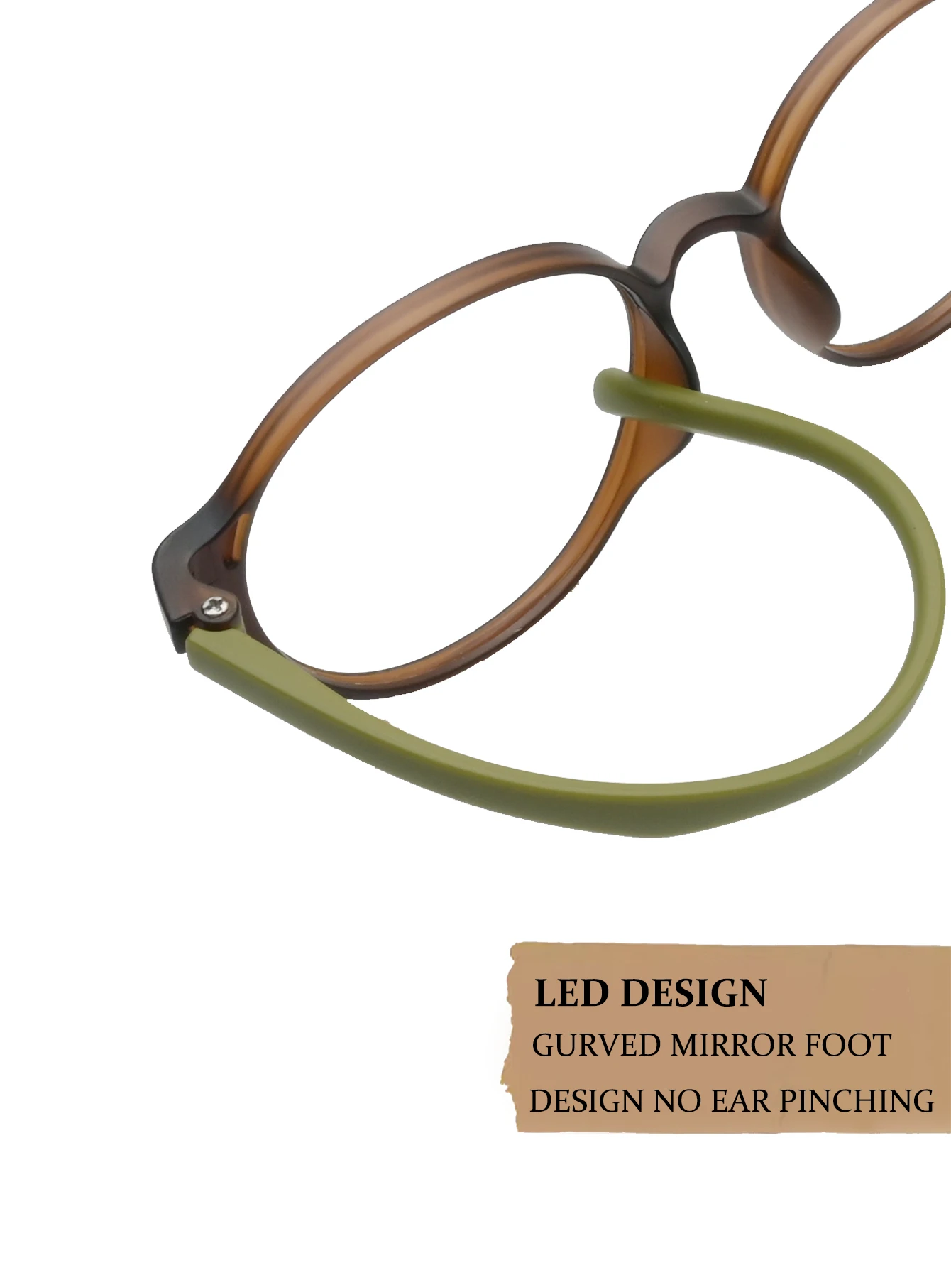 Marke Design Vintage Runde Grün Rahmen Anti Blau Licht Photochrome Lesebrille Männer und Frauen Rezept Individuelle Gläser – Detail 7