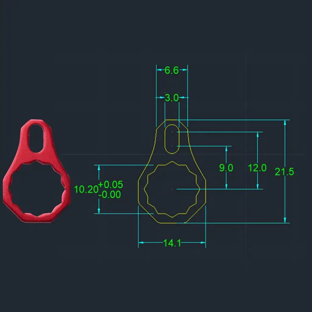 استبدال بكرة الصيد قفل لوحة المسمار الجوز DIY الصيد #6