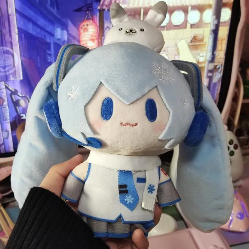 Hatsun miku série de inverno plushies chaveiro kawaii pelúcia boneca brinquedos bonito macio mochilas ornamentos saco pingente presentes