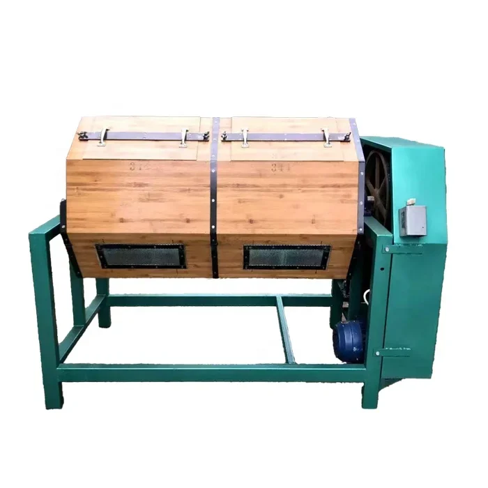 Stainless Double Tube Design Steel Durable Drum Wood Sanding Polishing Barrel Tumbling Machine