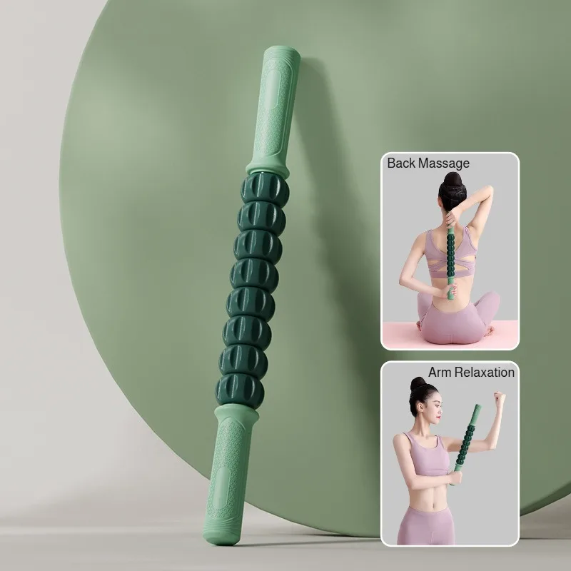 Yoga Massage Stick Roller Fitness Massage Fascia Stick Leg Massager for Relieving Muscle Soreness Massage Relaxation Recovery
