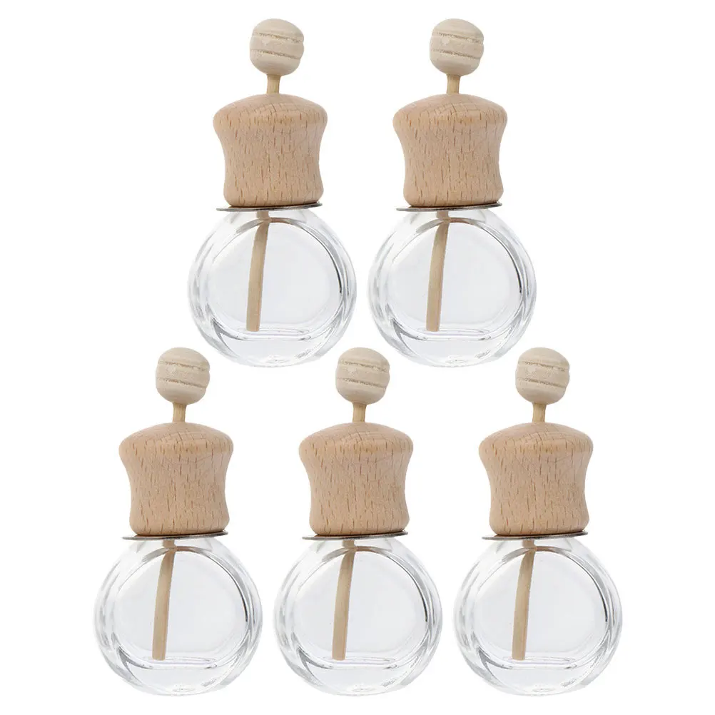 

5Pcs Refillable Car Diffuser Bottles Vent Clip Empty Scent Bottle for Aromatherapy Women Men Air Freshener Car Scent Diffuser