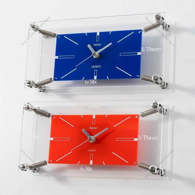 Modern Axis Magnetic Wall Clock Personalized Creative Industrial Style Ornament for Kitchen Study Computer Desk Home Decor FYWC