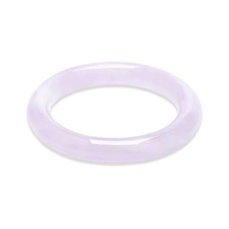 Violet round strip sweet air jingle bracelet, chalcedony bracelet, the same for men and women