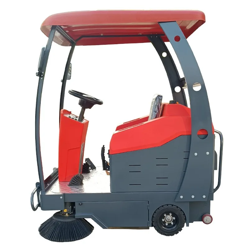 Community sweeper, electric semi-enclosed sweeper, underground garage cleaning machine