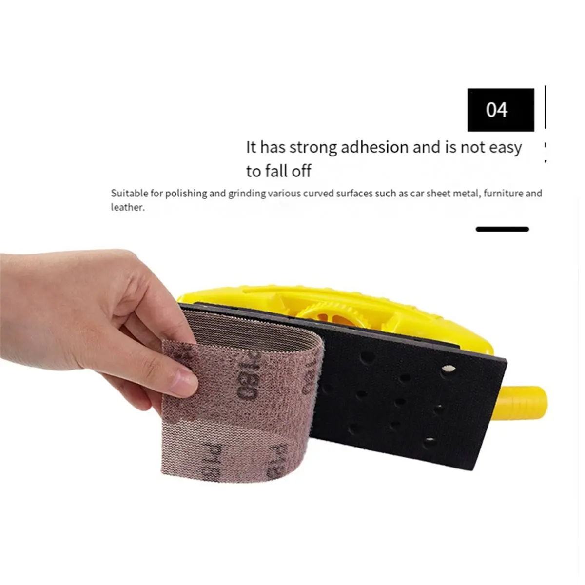 

Надежные шлифовальные блоки Регулируемый шлифовальный инструмент для автоматического корпуса с эргономичной ручкой Блок для влажной шлифовки