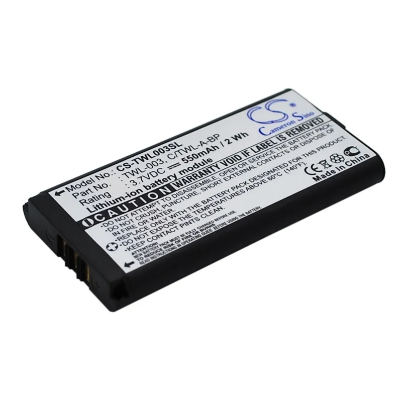 Cameron Sino 3.7V 550mAh/1100mAh Game Console Battery C/TWL-A-BP, TWL-003 for Nintendo DSi, NDSi, NDSiL