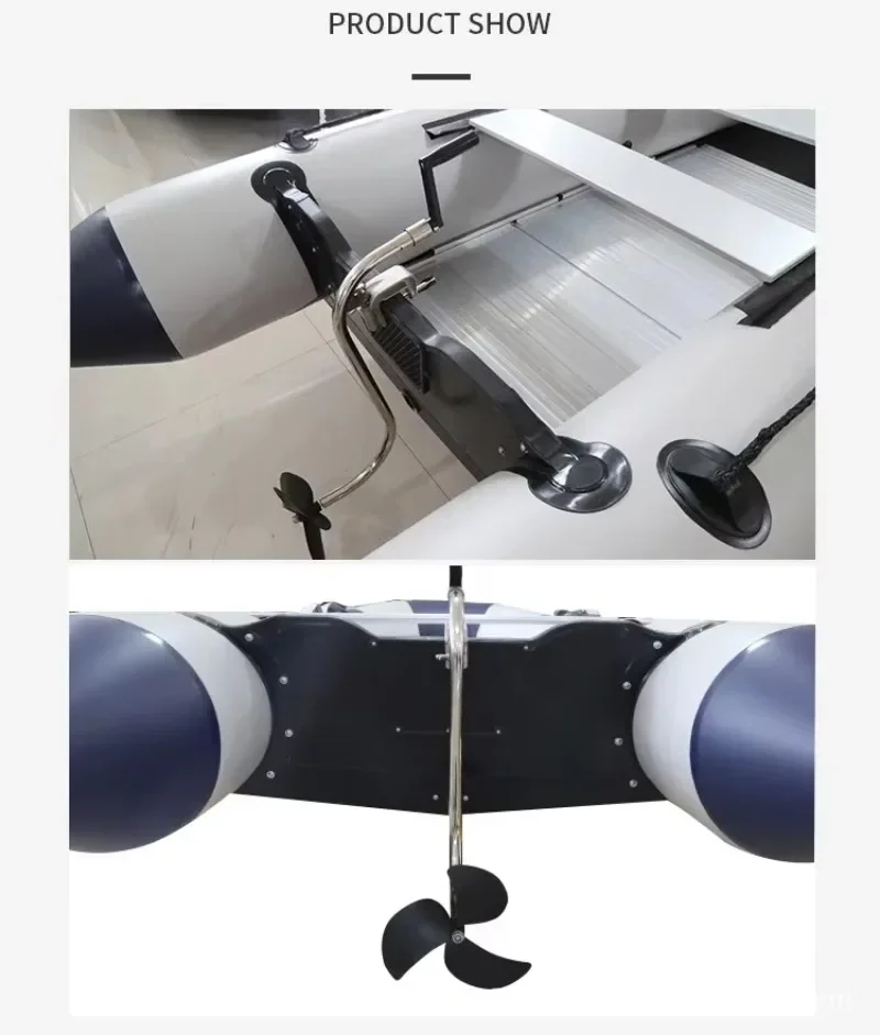 Manual Propeller Hand Push Oar Hand Cranked Kayak Canoe Hand Operated Pontoon Boat Propeller