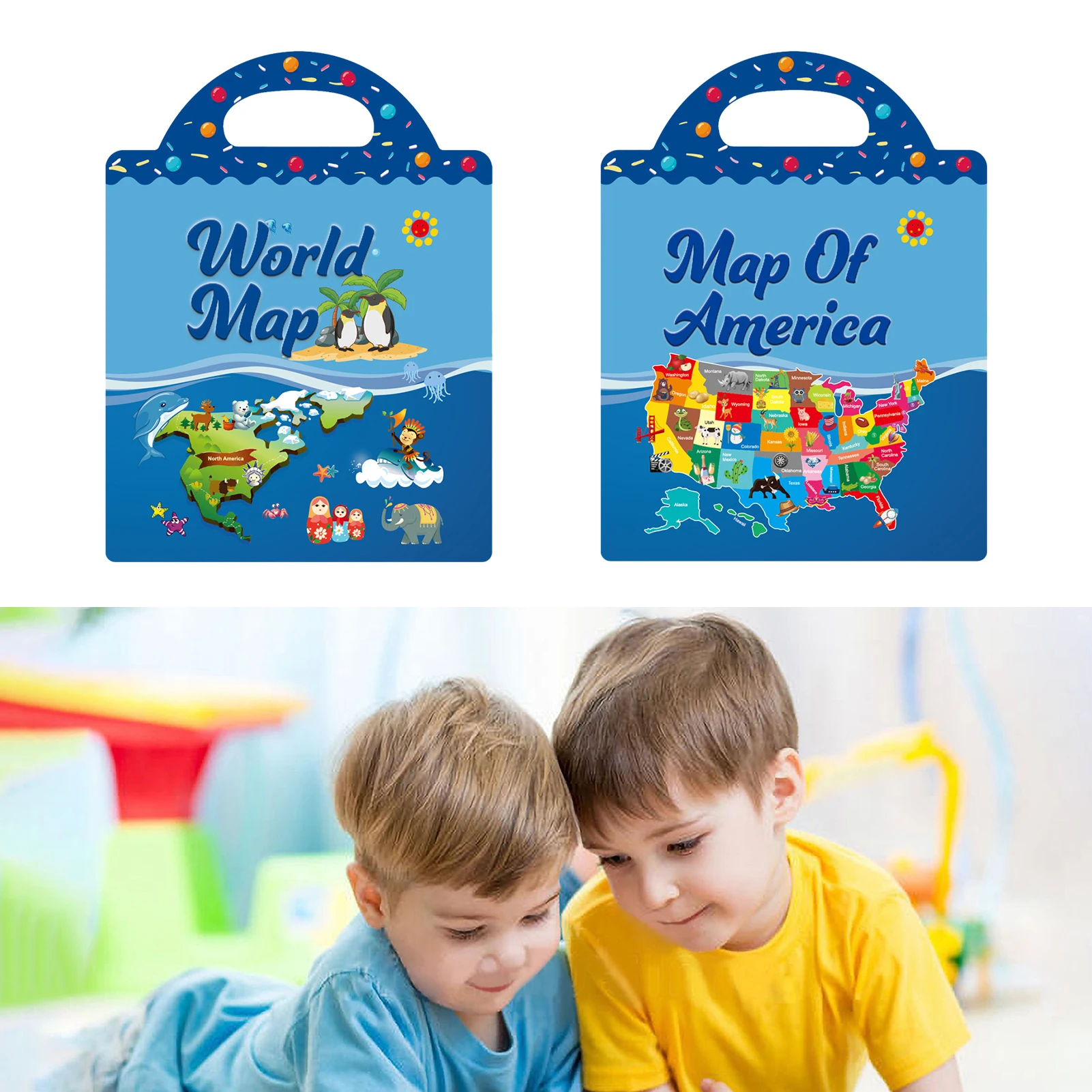 การเดินทางด้วยสมุดสะสมสติ๊กเกอร์บนถนน2ชุดสำหรับวันเกิดสำหรับเด็กที่เงียบสงบ DIY นำมาใช้ใหม่ได้เครื่องบินเด็กวัยหัดเดินสนุกของเล่นเพื่อการศึกษาปฐมวัย