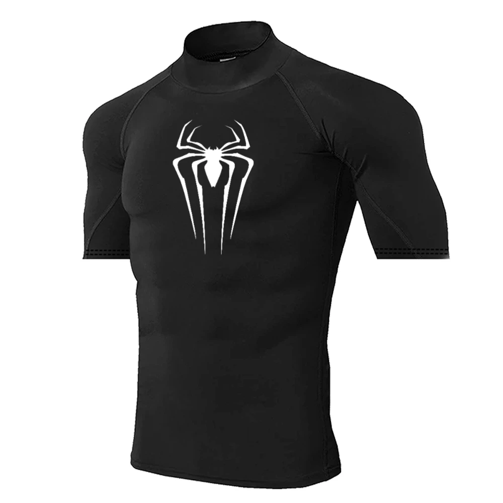 

Men's Quick Drying Compression Fitness Top Outdoor Training Tight Short Sleeve Summer Sports Exercise Elastic T-Shirt S-3XL