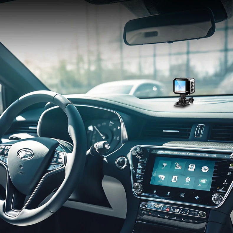 

Action Camera Stabilized WiFi for Cycling Motorcycle Helmet V9 With Remote Control Screen Waterproof Sports Camera