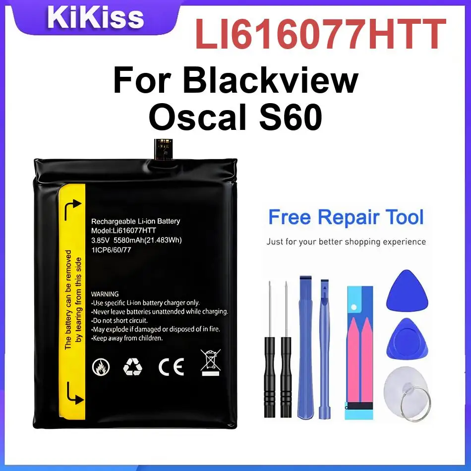Battery For Blackview Oscal S60 C20 Pro C80 C60 Spider 8 Tiger 12 Li426595ADTHP VGOTEL Note 24 LI458393HTT-B Li426595ADTHP