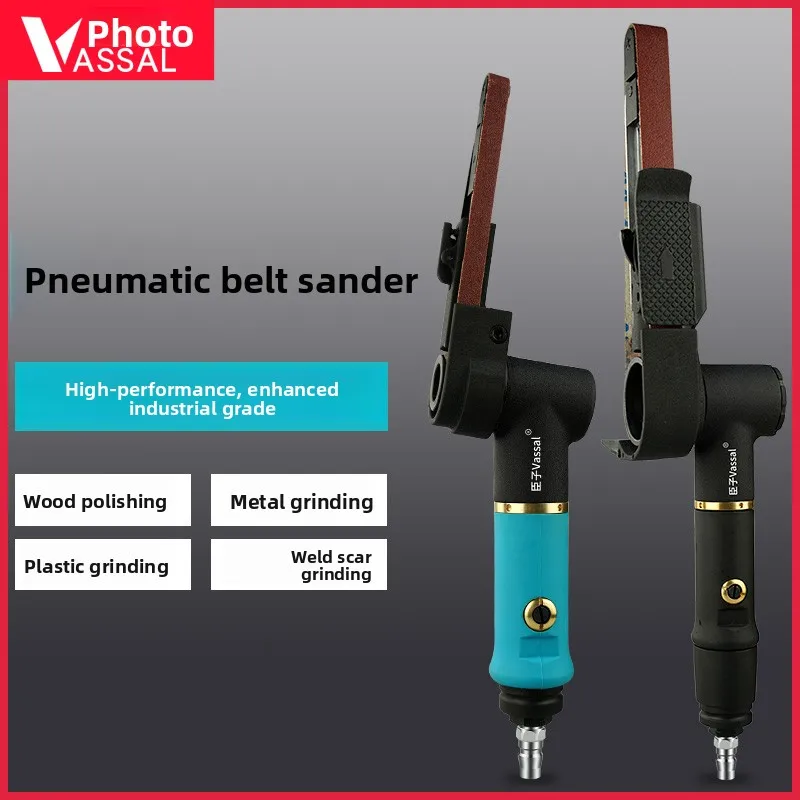 Chenzi Pneumatic Sander Belt Sander Edge Trimmer Polishing Machine 10*330/20*520mm