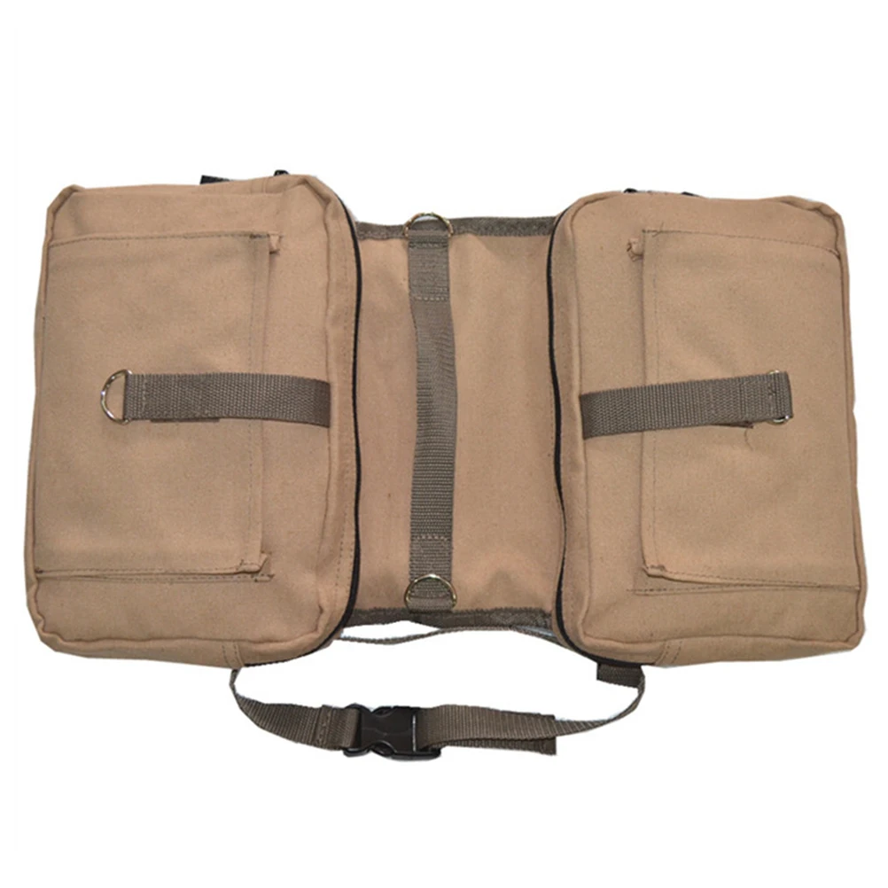 

Travel Backpack Heavy Duty Adjustable Saddlebag for Large Dogs Outdoor Hiking Camping Walking Daypack Pet Gear