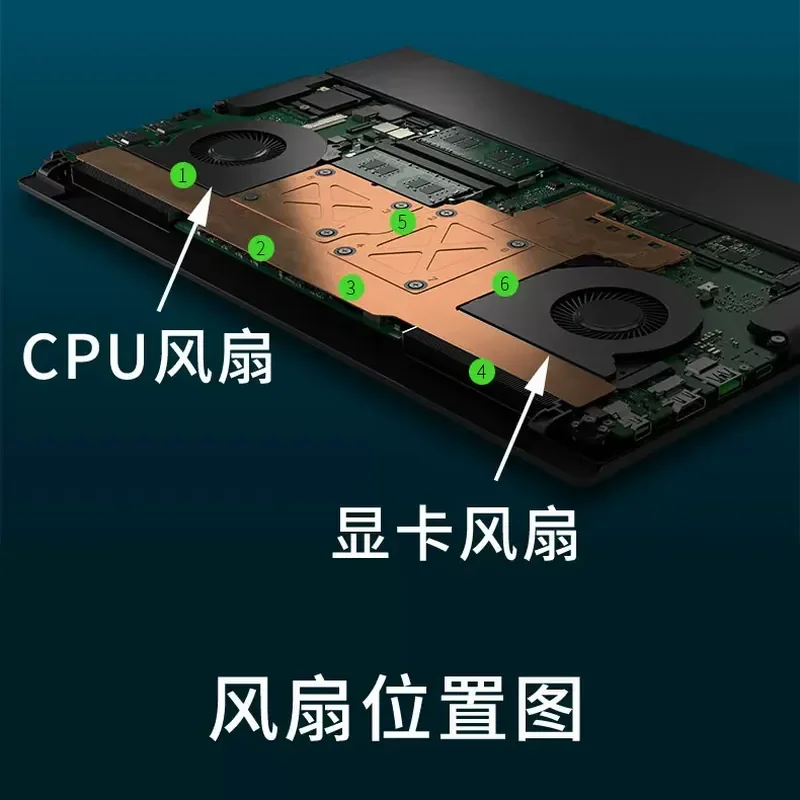 Fan for Razer Blade 15 Spirit RZ09-02386E92 E91 03018E02 03017E01