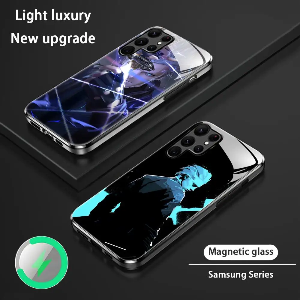 Devil May Cry Game Fashion Phone Case For Samsung S26 S25 S24 S23 S22 S21 S20 Plus Ultra Glass Magnetic Case