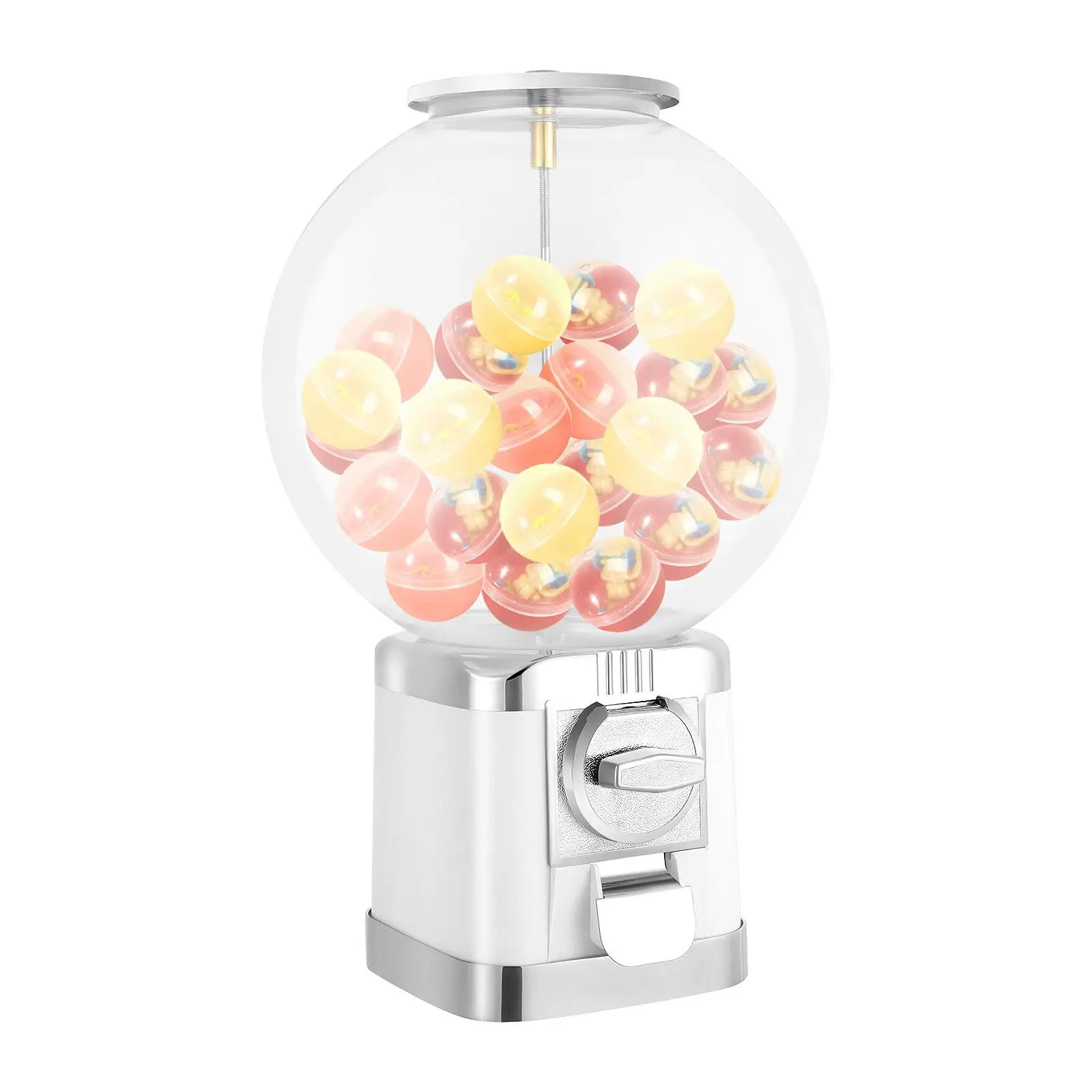 

Candy Gumball Vending Machine Big Bubble Gumball Machine, Countertop Ball Bulk Vending Machine for 500 Pieces 1.26Inch Balls, Cla